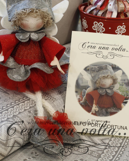 Cartamodello Elfo Portafortuna