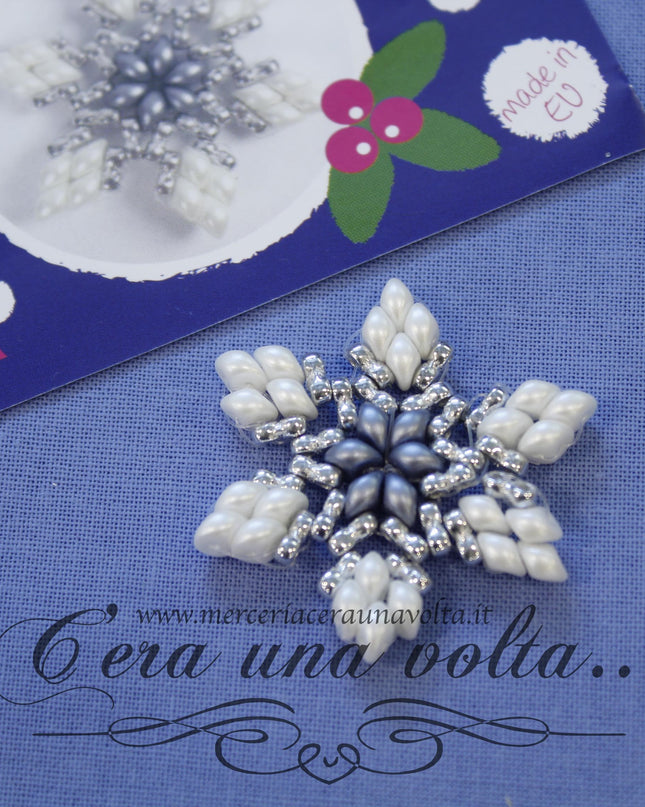 Kit Decorazioni con perline Stella di Natale