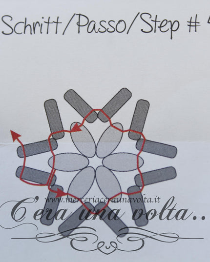 Kit Decorazioni con perline Stella di Natale