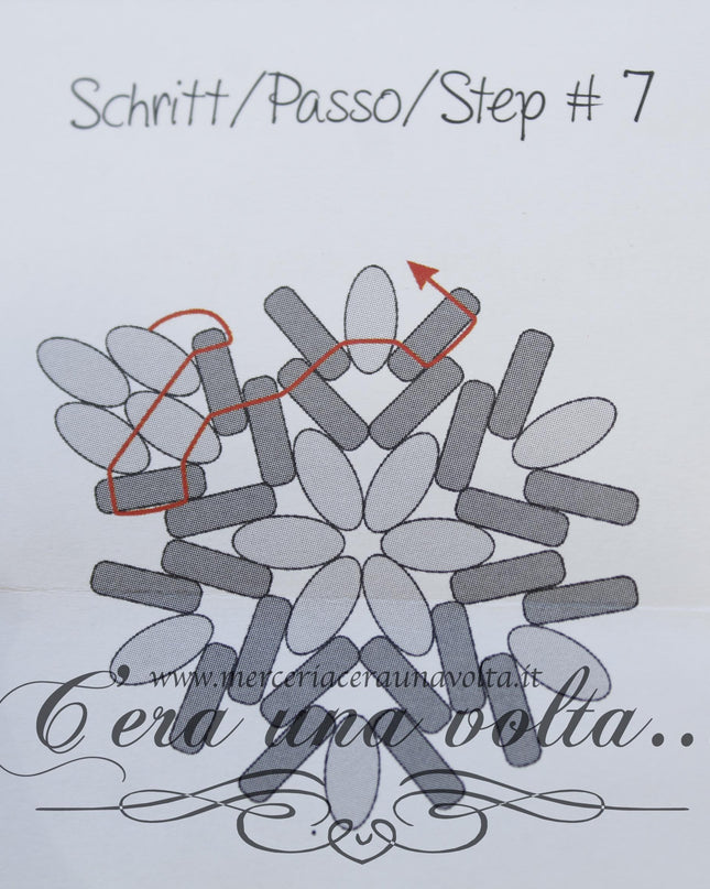 Kit Decorazioni con perline Stella di Natale