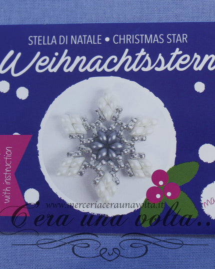 Kit Decorazioni con perline Stella di Natale