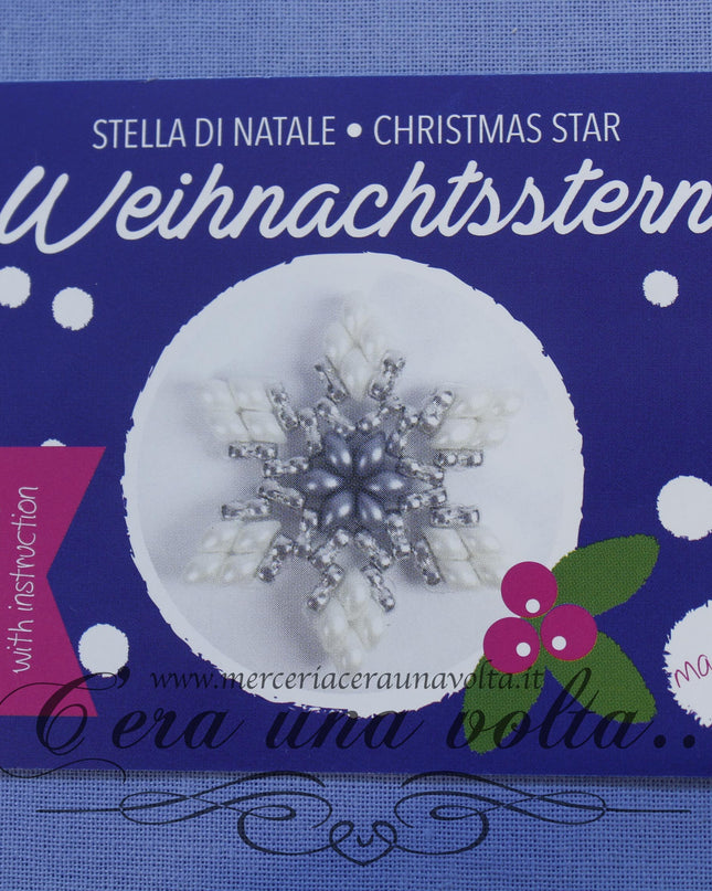 Kit Decorazioni con perline Stella di Natale