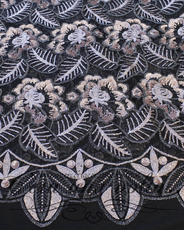 Tessuto in Tulle Paillettes