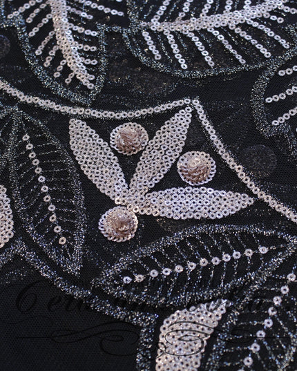Tessuto in Tulle Paillettes