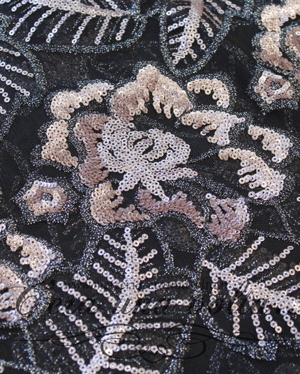 Tessuto in Tulle Paillettes