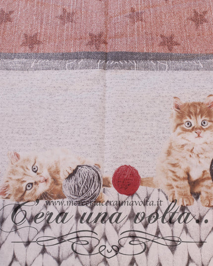 Tessuto per lenzuola Cat