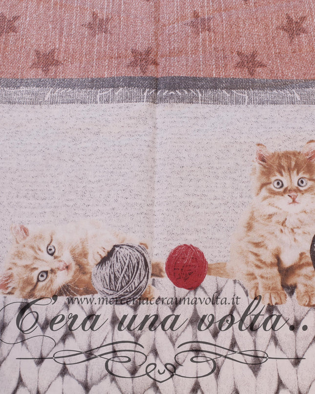 Tessuto per lenzuola Cat