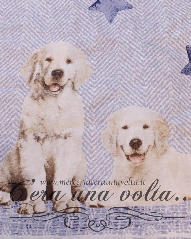 Cm 300 x cm 65 Scampolo Tessuto Dog