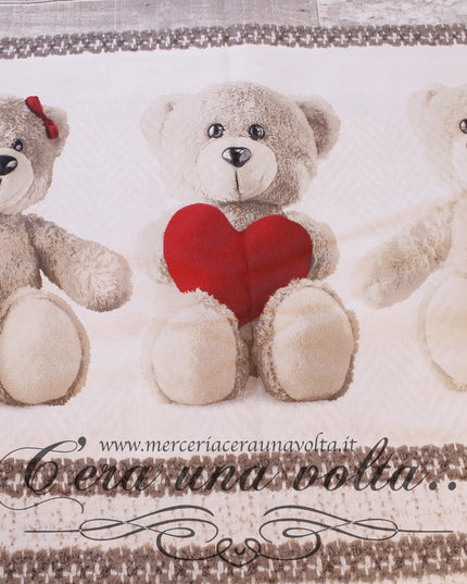Tessuto per lenzuola Teddy