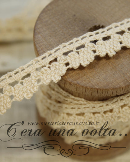 Pizzo in cotone colorato