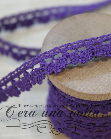 Pizzo in cotone colorato