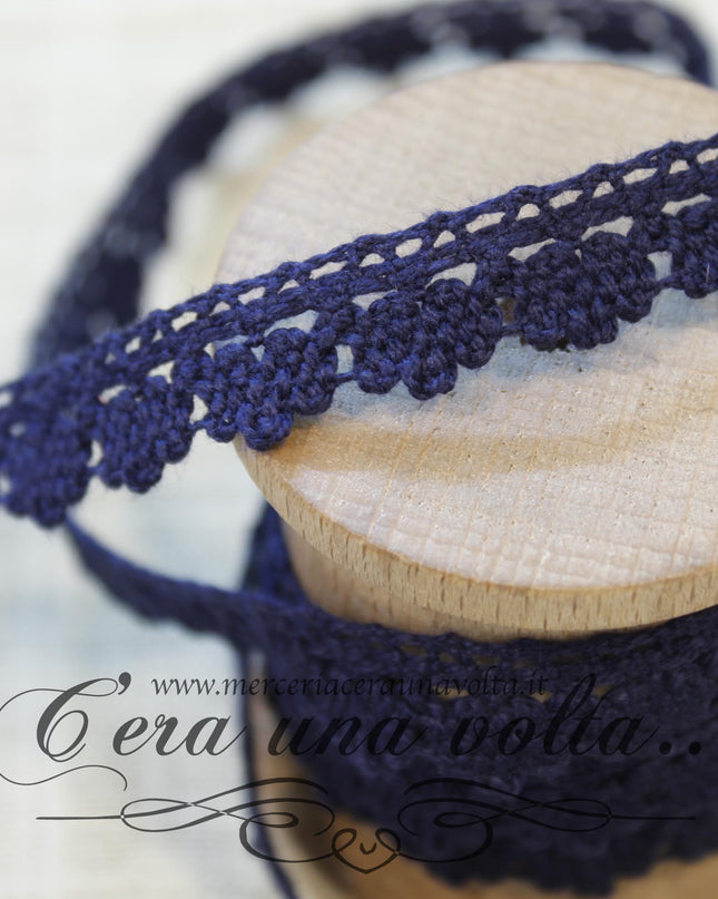 Pizzo in cotone colorato