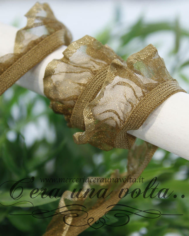 Pizzo in organza colorato