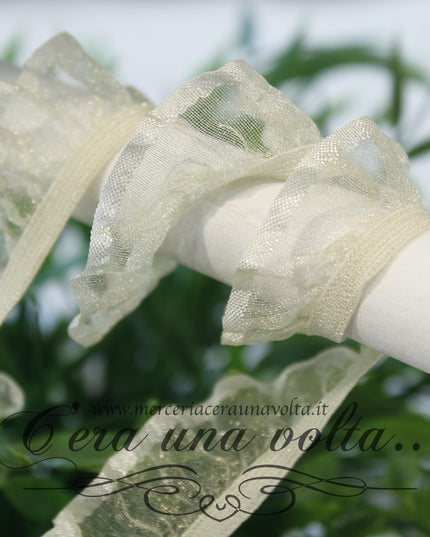 Pizzo in organza colorato