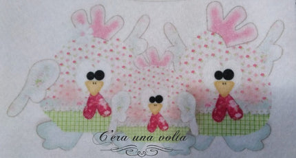 Pannello Gallinelle Romantiche