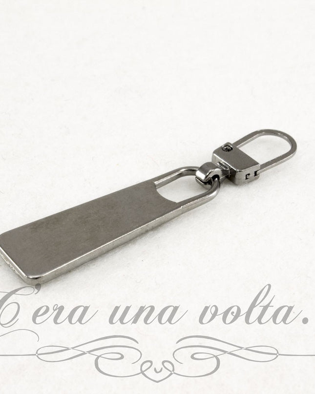 Tiretto cerniera lampo rettangolare piatto