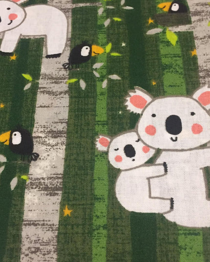 Tessuto in cotone Koala