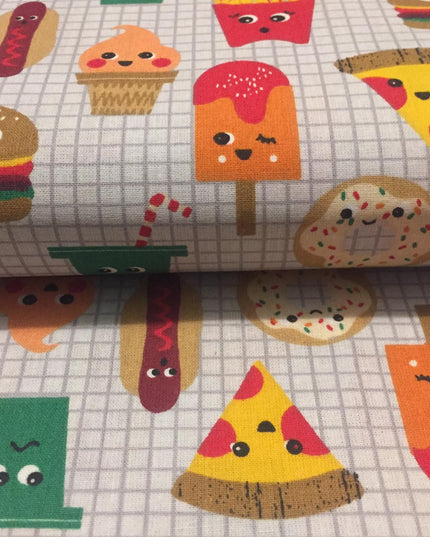 Tessuto in cotone Happy