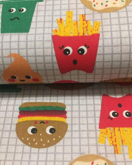 Tessuto in cotone Happy