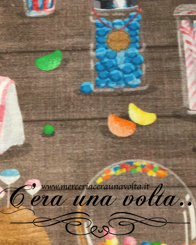 Tessuto in cotone candies