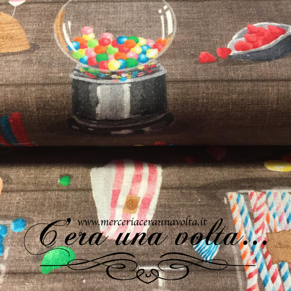 Tessuto in cotone candies