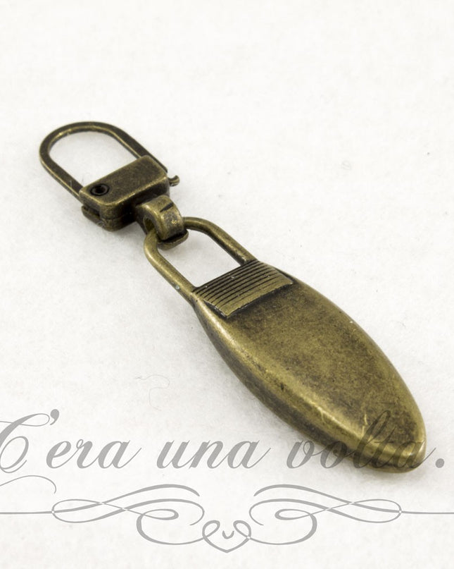 Tiretto cerniera bronzato