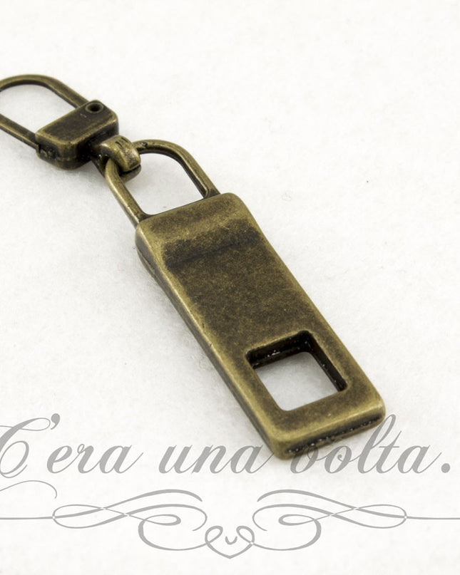 Tiretto cerniera bronzato