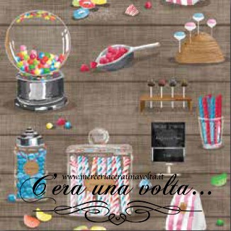 Tessuto in cotone candies