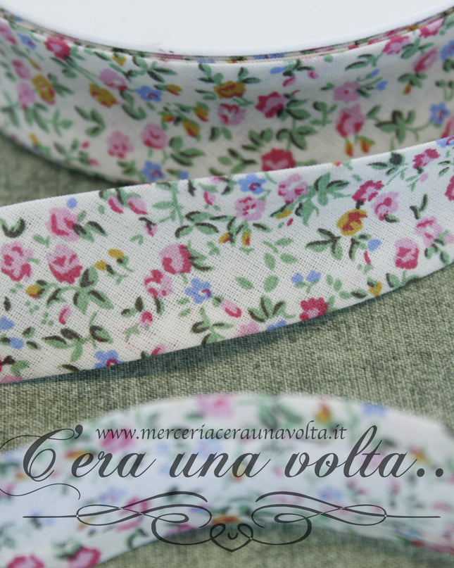Sbieco di cotone Primavera Rosa