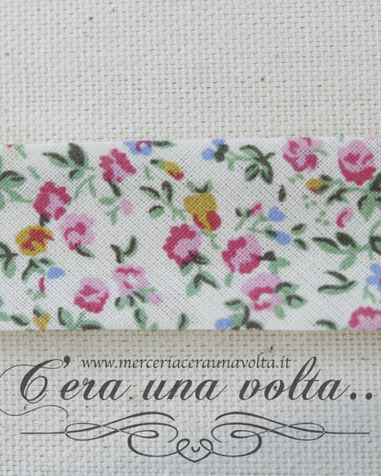 Sbieco di cotone Primavera Rosa