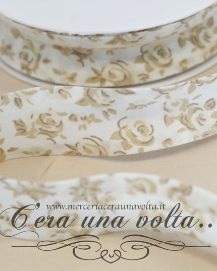 Sbieco di cotone Rose Sabbia