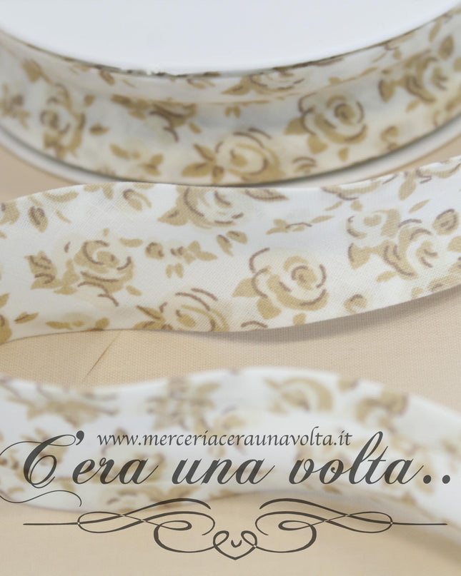 Sbieco di cotone Rose Sabbia