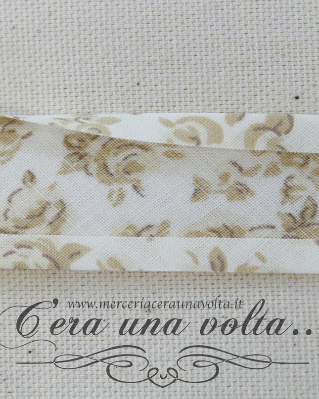 Sbieco di cotone Rose Sabbia
