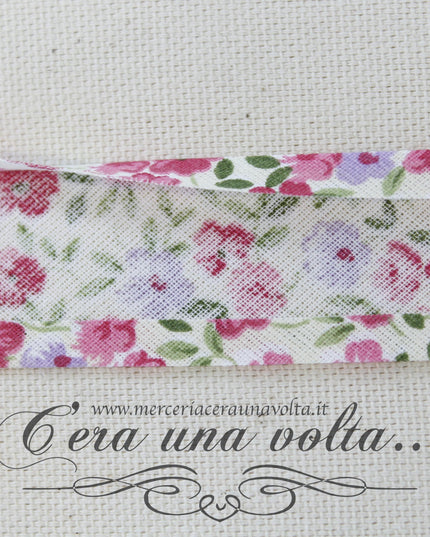 Sbieco di cotone Fleurs