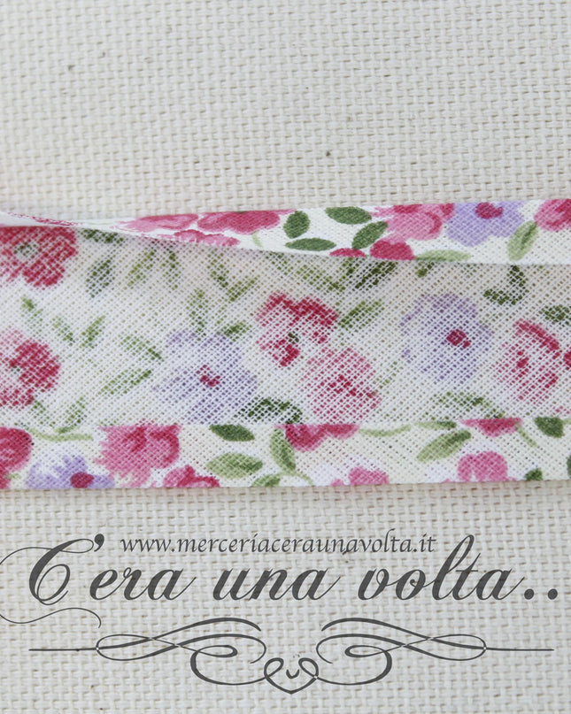 Sbieco di cotone Fleurs