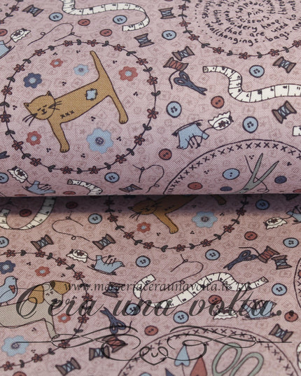 Tessuto in cotone Stitch