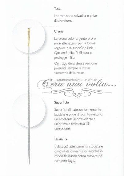 Aghi per cucire a mano medi