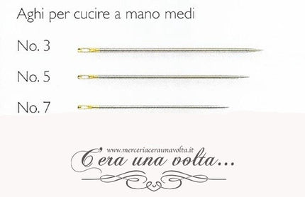 Aghi per cucire a mano medi