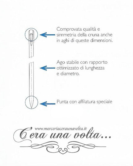 Aghi per cucire a mano Lunghi