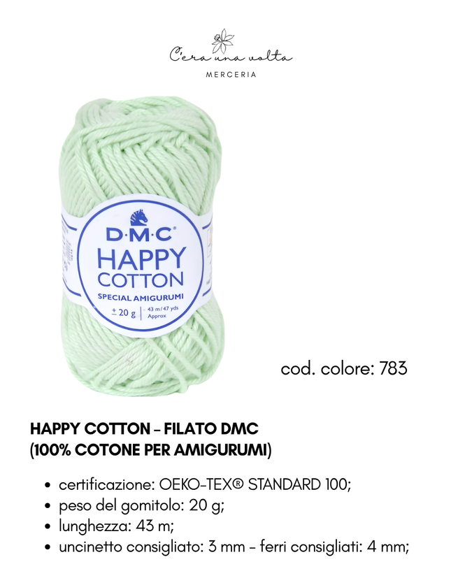 DMC Happy Cotton – Filato 100% cotone per amigurumi