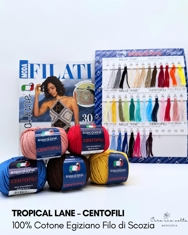 Tropical Lane – Centofili (100% Cotone Egiziano Filo di Scozia)