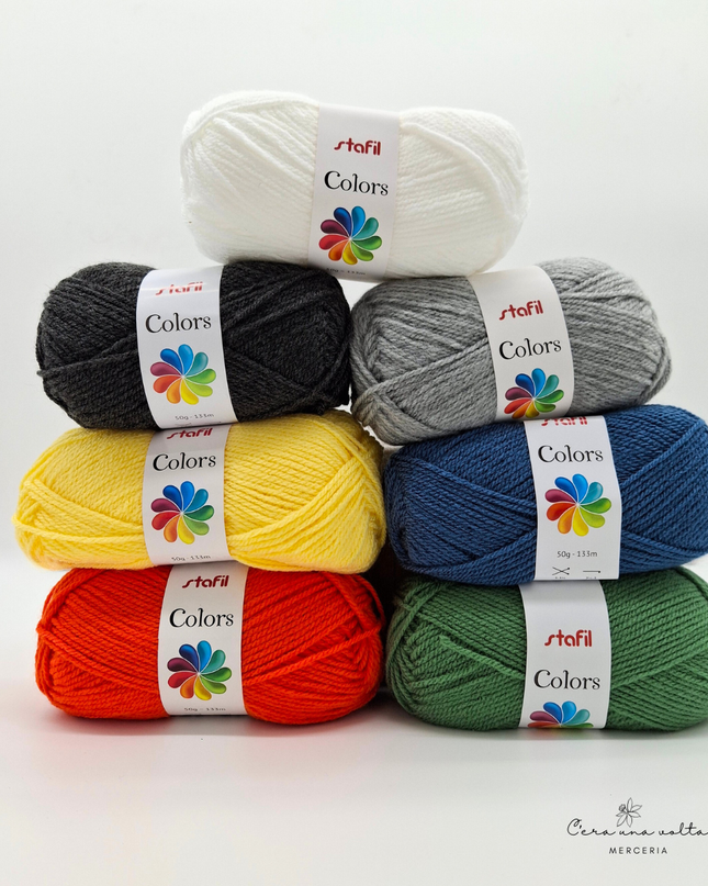 Lana acrilica - Wolle Colors STAFIL