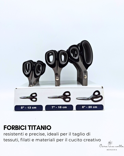 Forbici in titanio CUCIRINI TRE STELLE