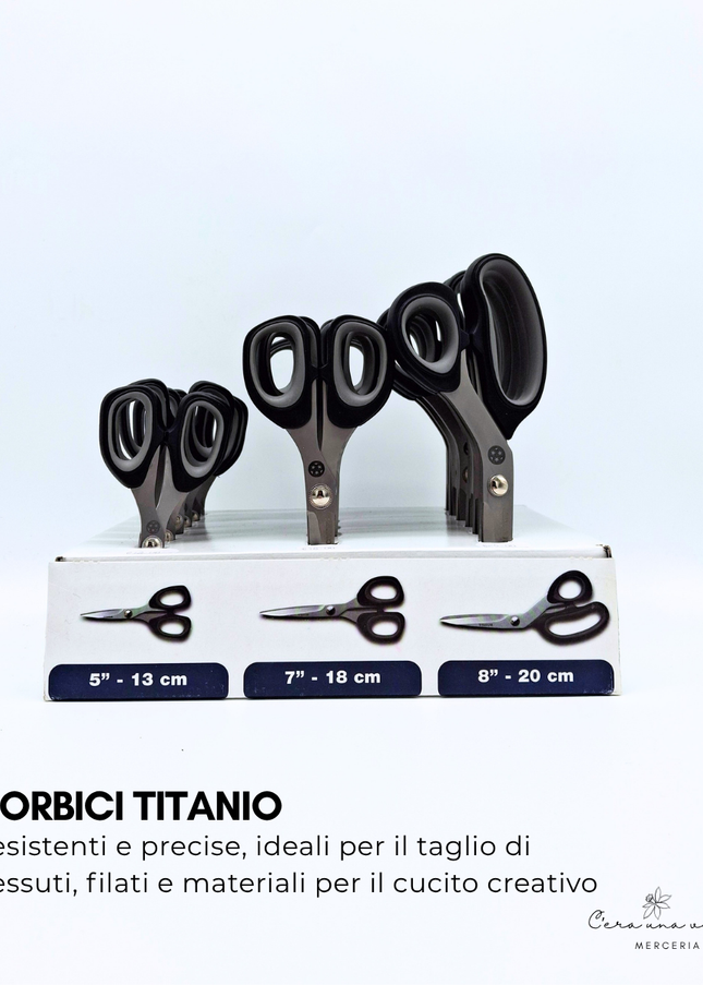 Forbici in titanio CUCIRINI TRE STELLE