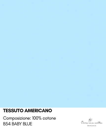 Tessuto americano tinta unita