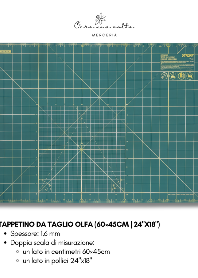 Tappetino da Taglio OLFA (60×45cm | 24"x18")
