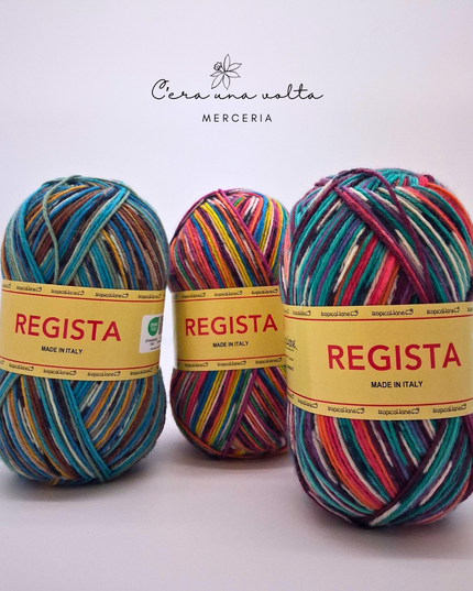 Lana REGISTA filato calze 6 capi