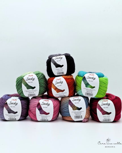 Socky – Filato sfumato per calze
