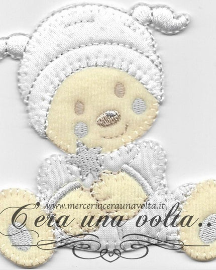 Toppa termoadesiva Baby Grigio Seta