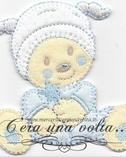 Toppa termoadesiva Baby Azzurra